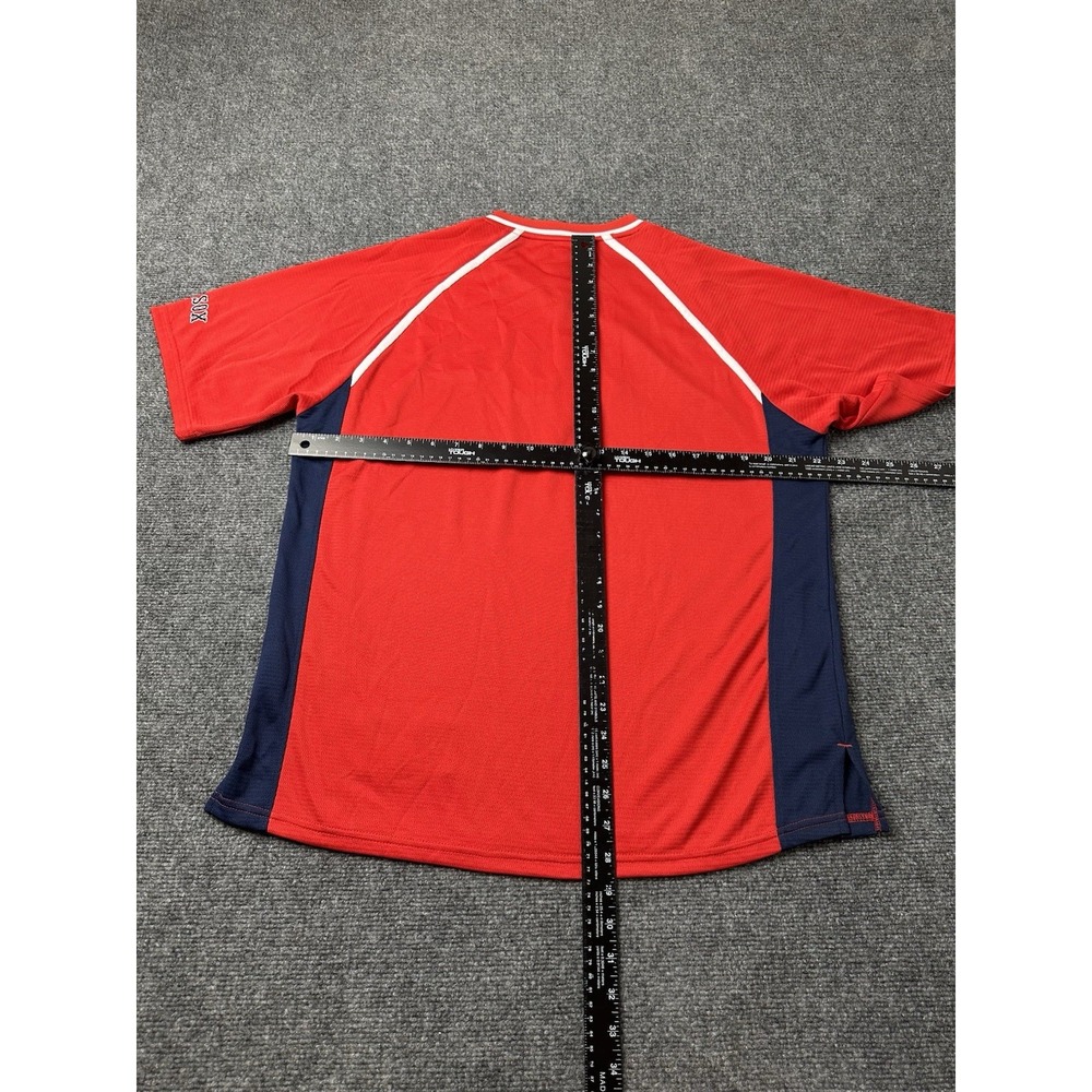 Mens MLB Boston Red‎ Sox Red Jersey Shirt, Size M - Picture 7 of 7